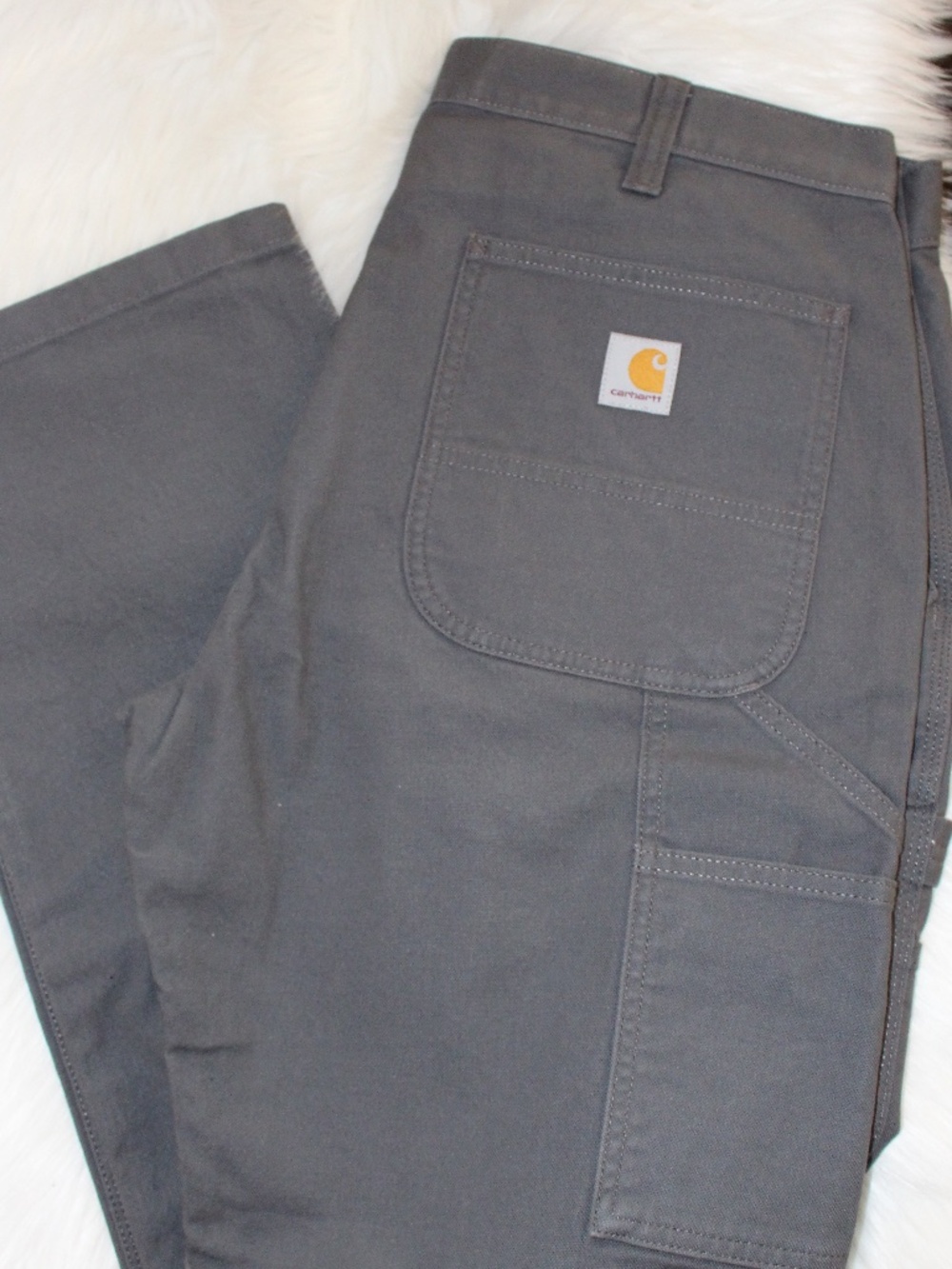 Carhartt, relaxed straight rugged Flex Duck Dungaree. 36x32 - Picture 3 of 8